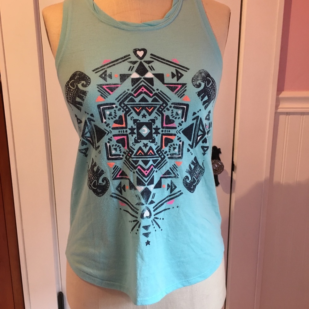 Blue tank top